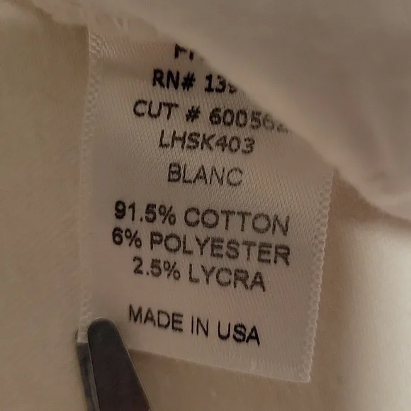 Frame Denim, "Le High Skinny" White Jeans - Picture 9 of 17